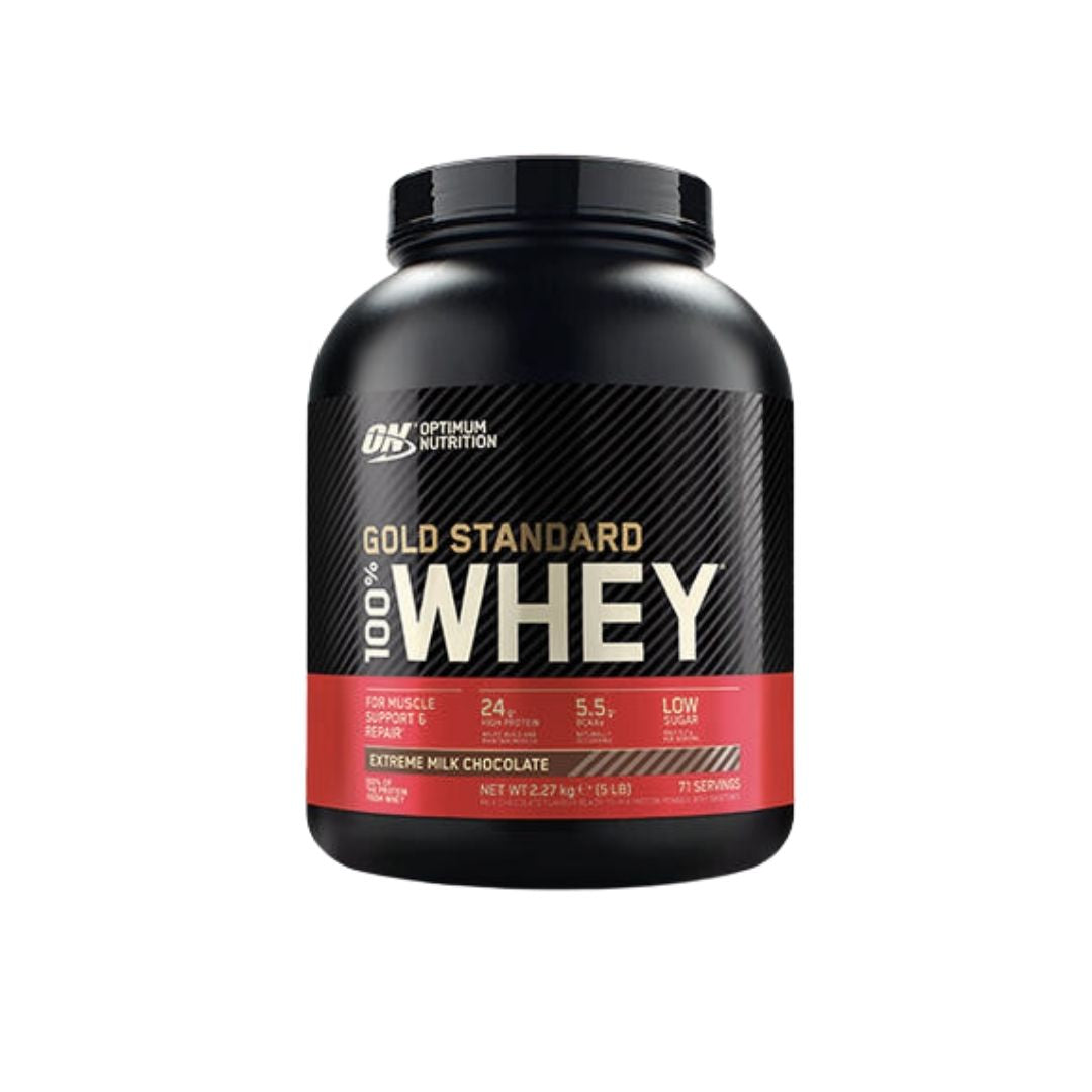 100% Whey Gold Standard Optimum Nutrition 5Lb (2.27 kg)- 71 servicios