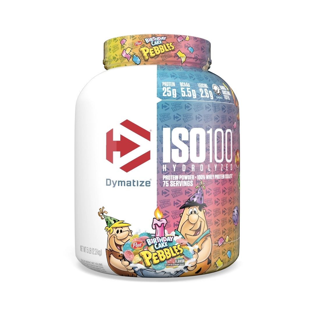 ISO 100 Dymatize Pebbles Birthday Cake 5Lb (2.3Kg)