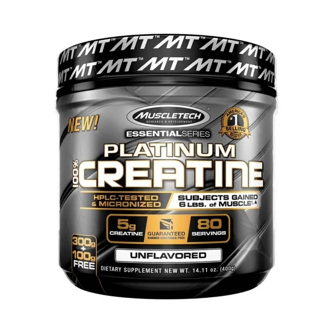 Platinium 100% Creatine MuscleTech 400gr. 80 serv