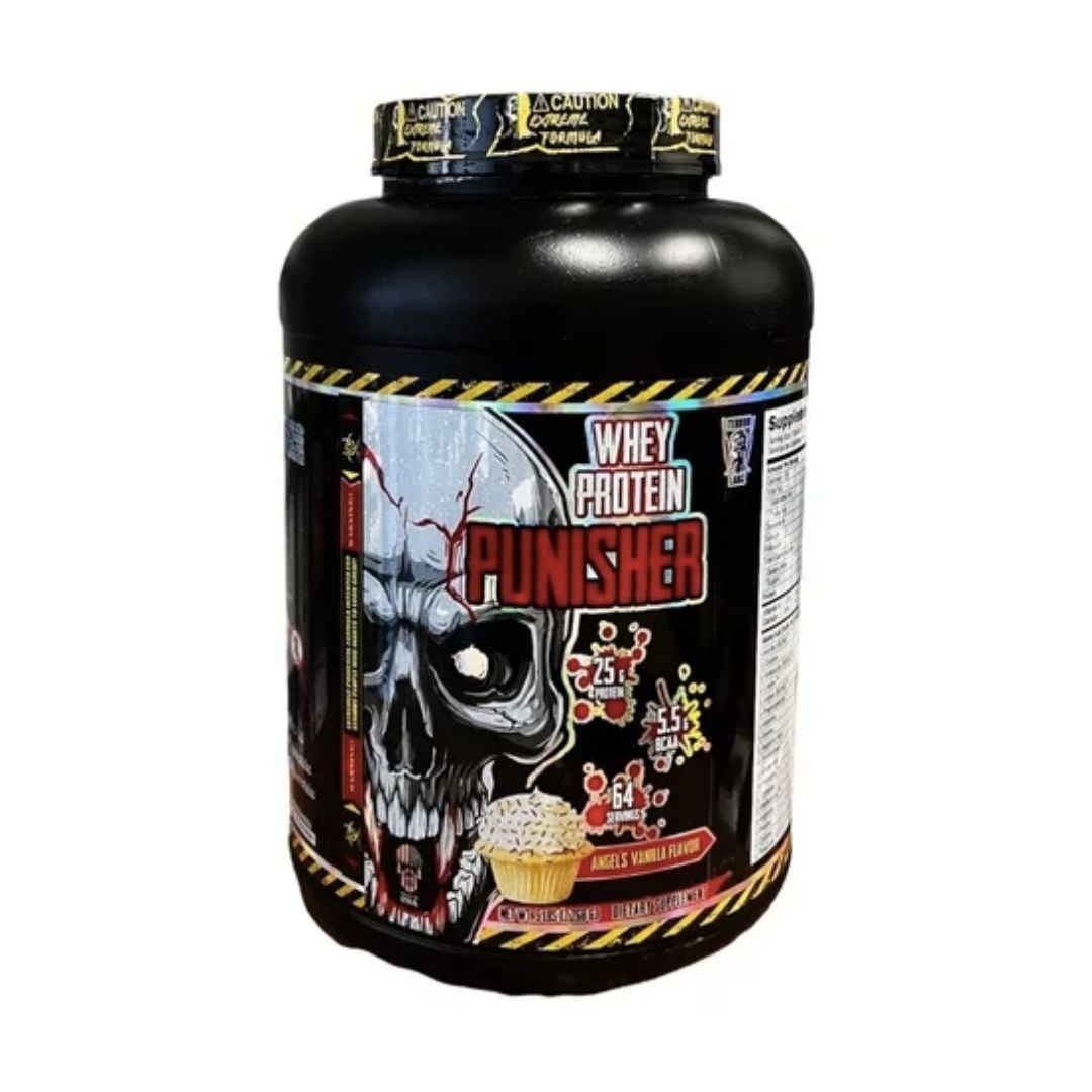 Punisher Whey protein. Terror Labz 5Lbs (2.27kg) 64 servicios