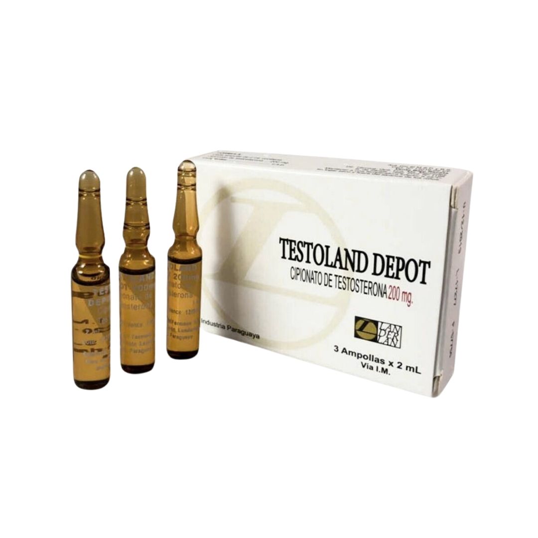 Testoland Depot 200mg x 3 ampoyetas (cypionato de T) Landerlan