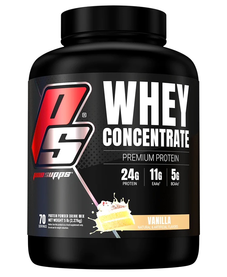 Whey Concentrate Pro Supps 5Lb(2.27Kg) 65 servicios